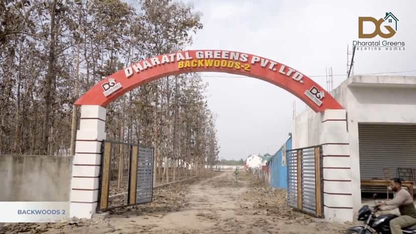 Exterior view of Backwoods 2 bungalow project by Dharatal Greens near Rajaji National Park